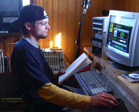 Jeff working at the station